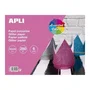 APLI PAPER Bloc de Cartulinas con Acabado Purpurina 32x24 cm, 6 Hojas